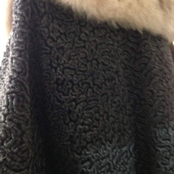 - Astrakin, France Gray Persian Lamb Swing Coat  M-L - Picture 7 of 16